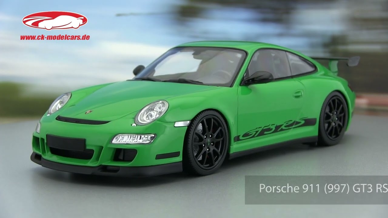 Minichamps 1:18 Porsche 911 (997) GT3 RS 建設年 2007 緑 155062124