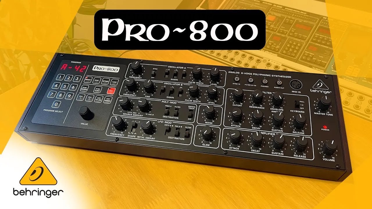 Behringer PRO-800 Analog 8-Voice Polyphonic Synthesizer - Vintage King