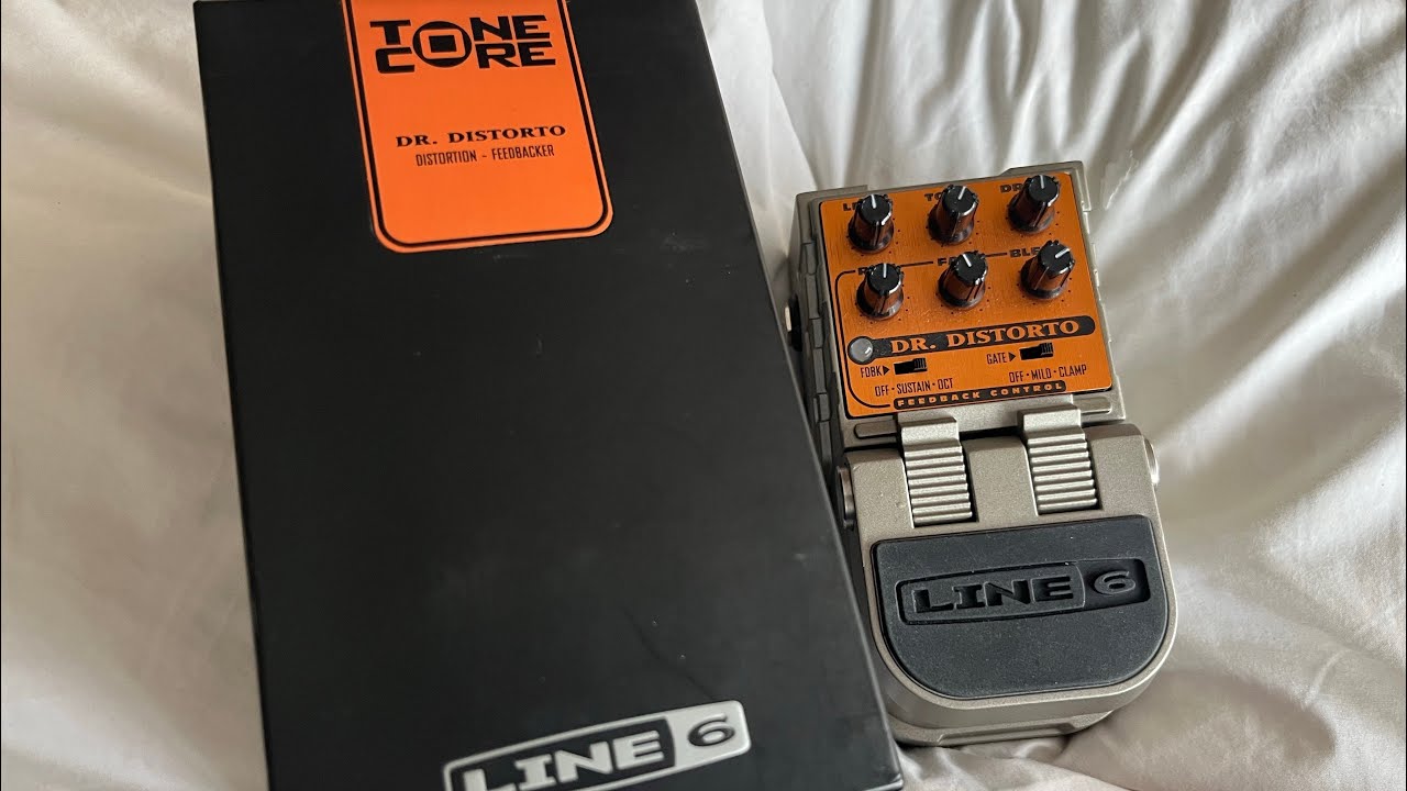 Line 6 ToneCore Dr Distorto Distortion And Feedbacker Pedal (like