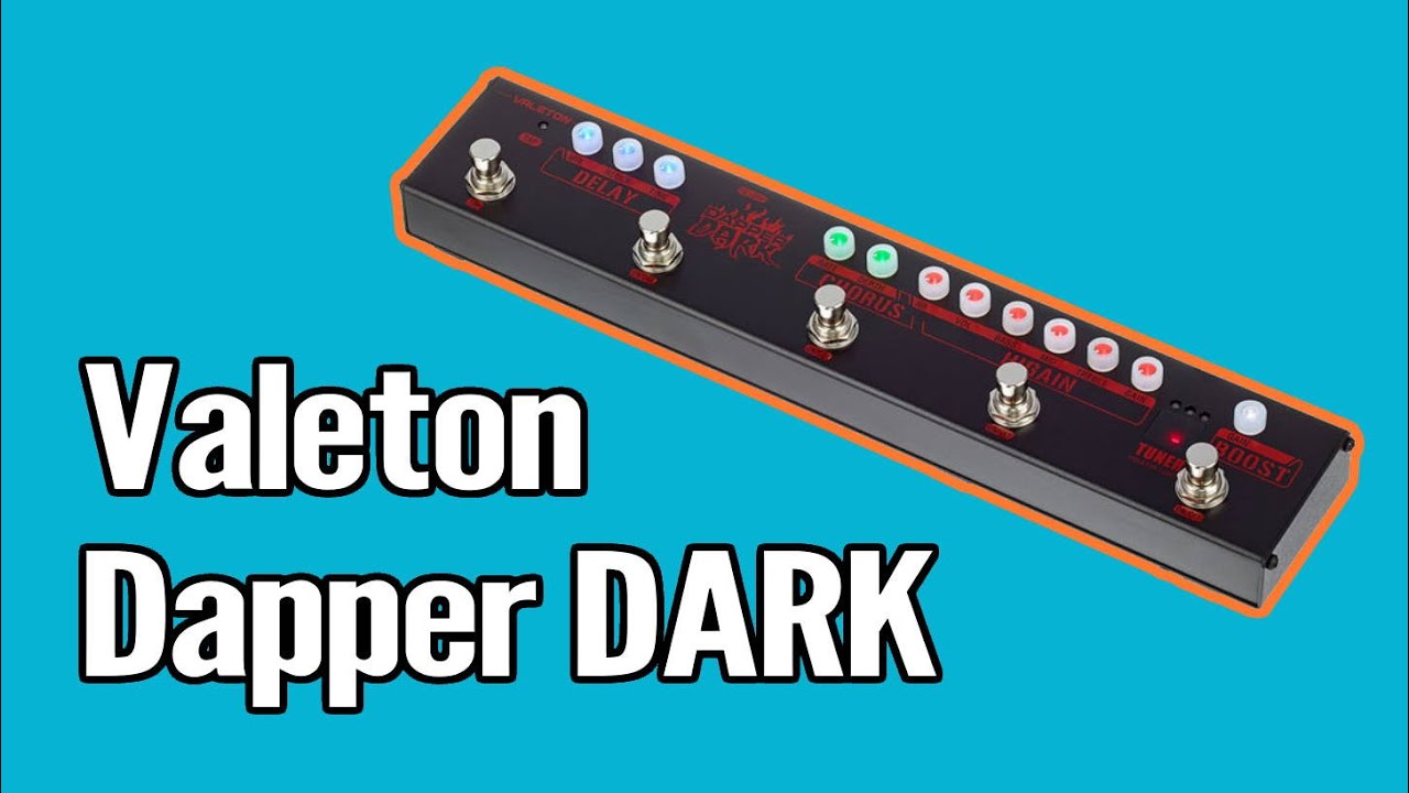 Valeton Dapper Dark マルチエフェクター Valeton Dapper Dark Four-in