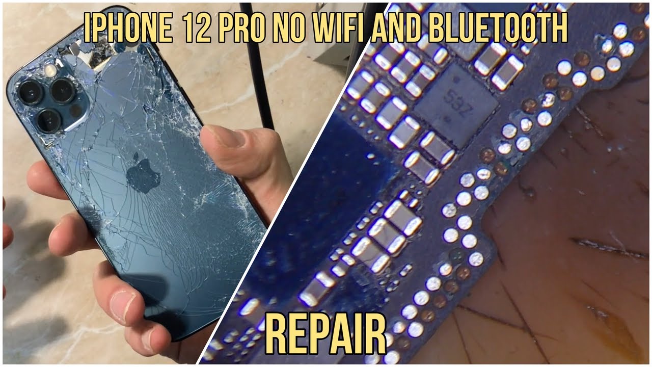 iPhone 12 Pro No WiFi/Bluetooth (Greyed WiFi) Problem Repair - YouTube