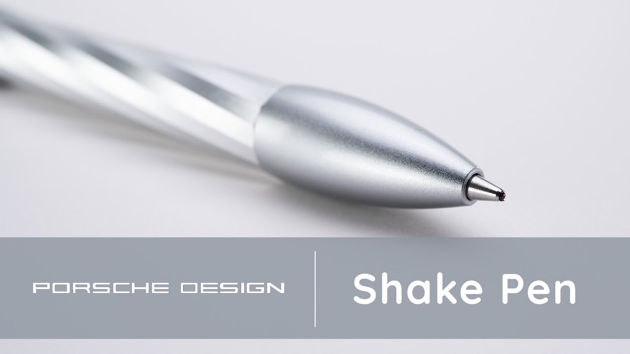 Porsche Design Ballpoint Pen | Shake Pen | P'3140 - YouTube