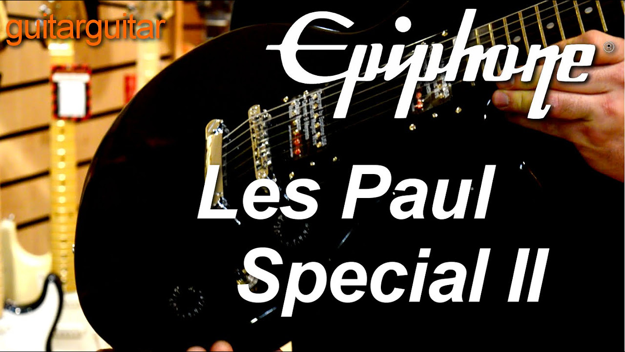 Epiphone - Les Paul Special II - YouTube