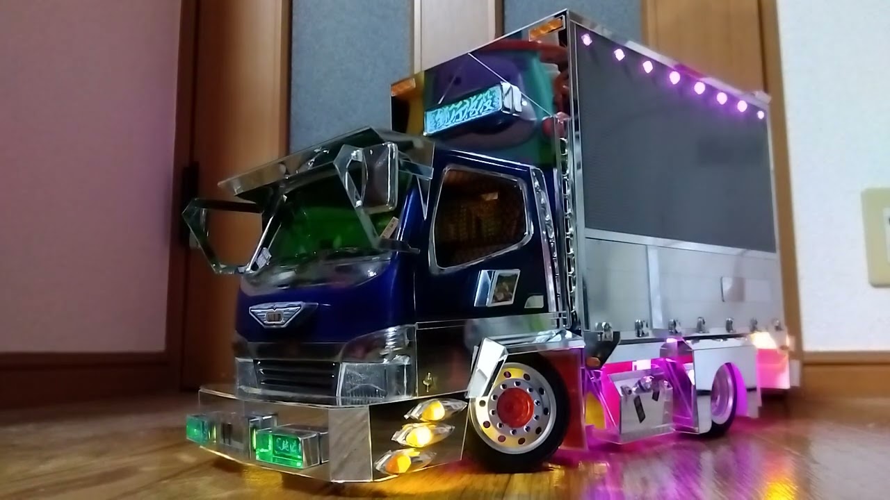 6月7日まで限定価格】1/14 デコトラ ラジコン 日野 ドルフィン