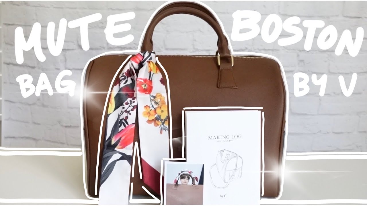 BTS V MUTE BOSTON BAG UNBOXING 💼 | ARTIST MADE COLLECTION 2022