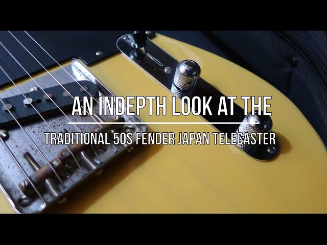 50s Fender Japan Telecaster Review and Playthrough - YouTube