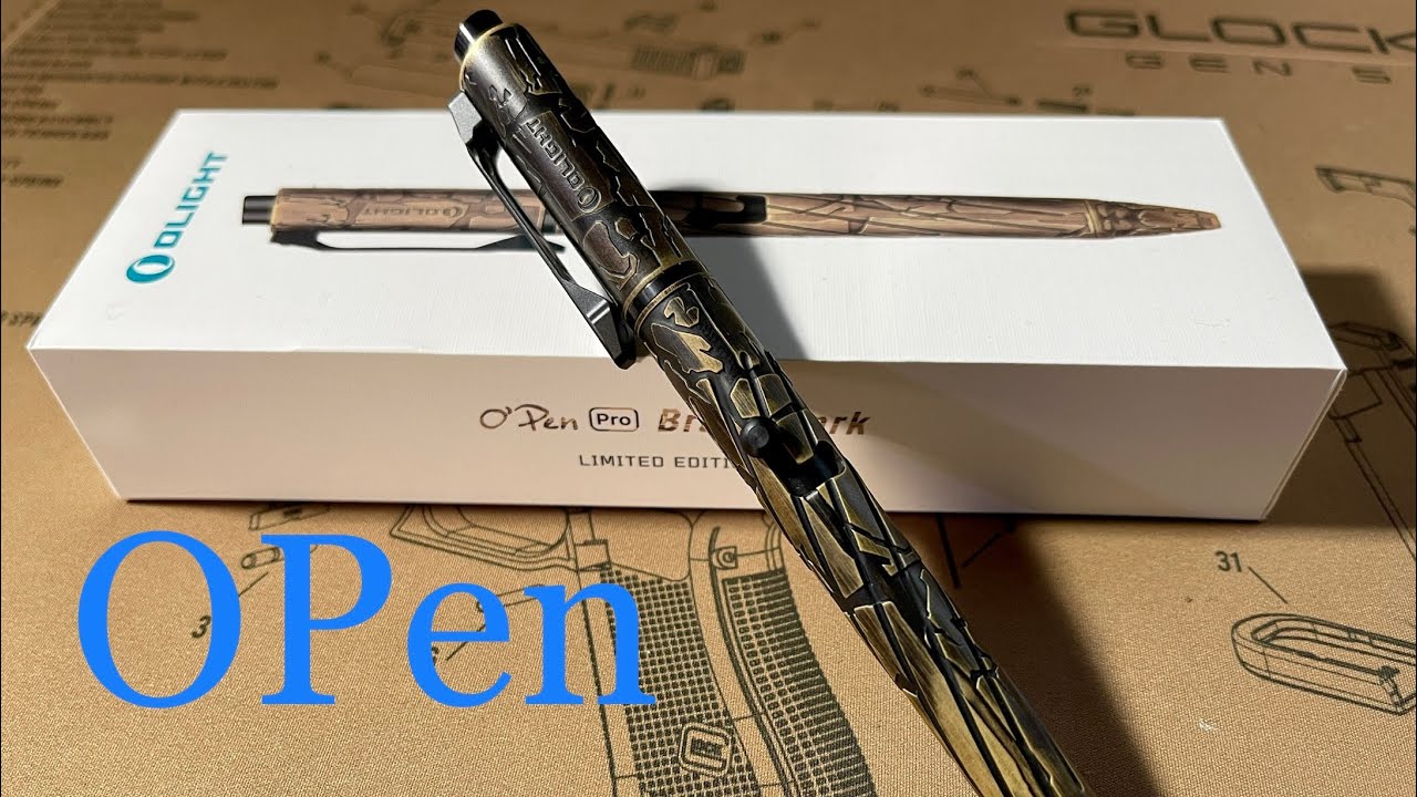 Olight OPen Pro Brass Bark! Is it worth it? - YouTube
