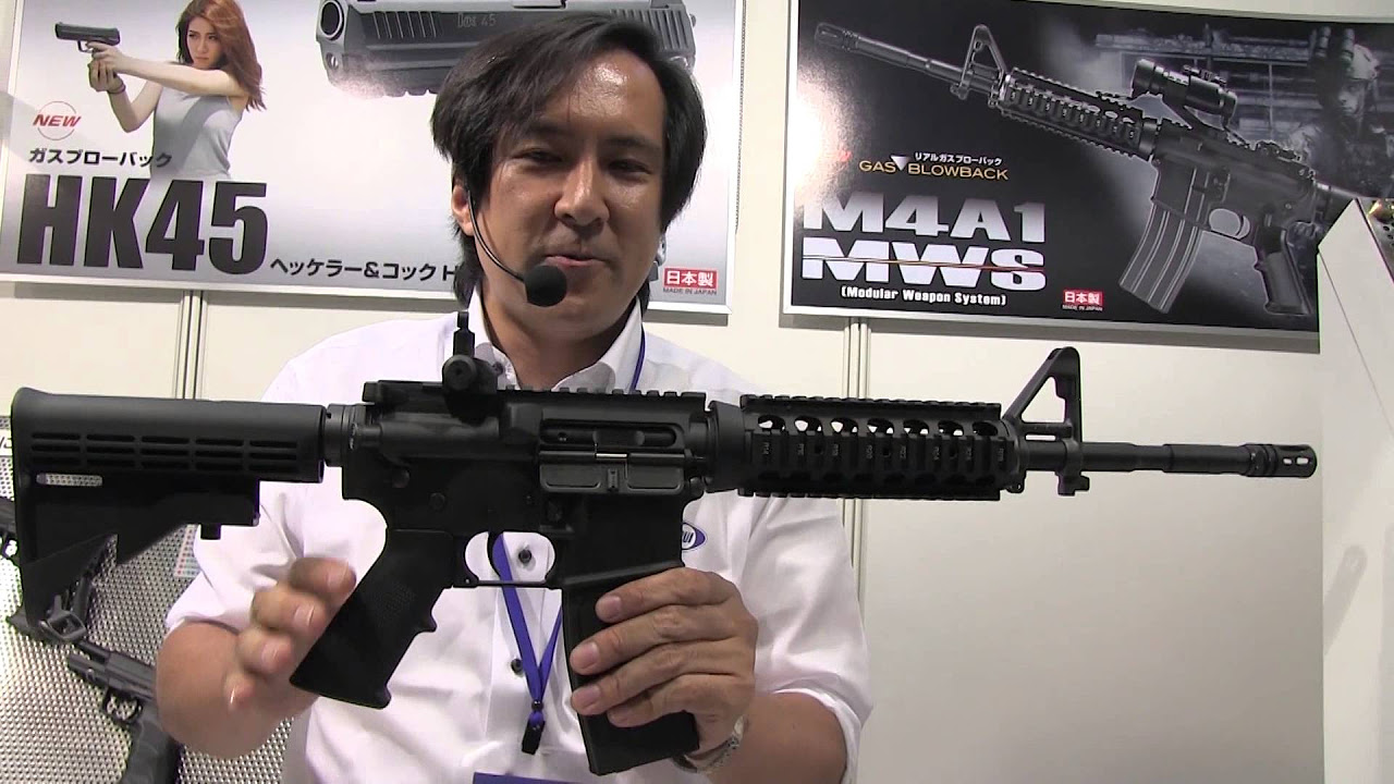 M4A1 MWS ガスブローバック 2〜3回使用 M4A1 MWS ガスブローバック 2