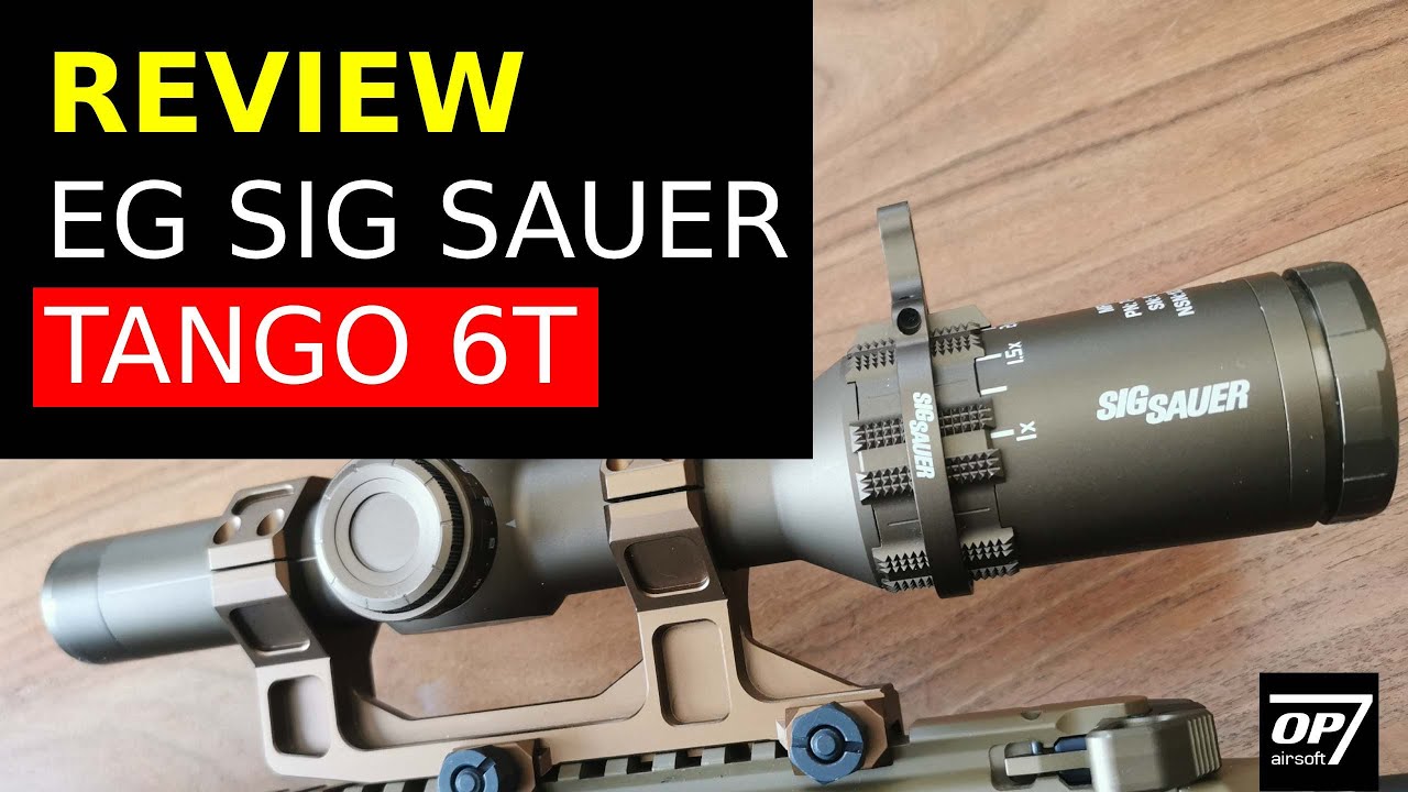Evolution Gear Sig Sauer Tango 6T Airsoft Scope Review - YouTube