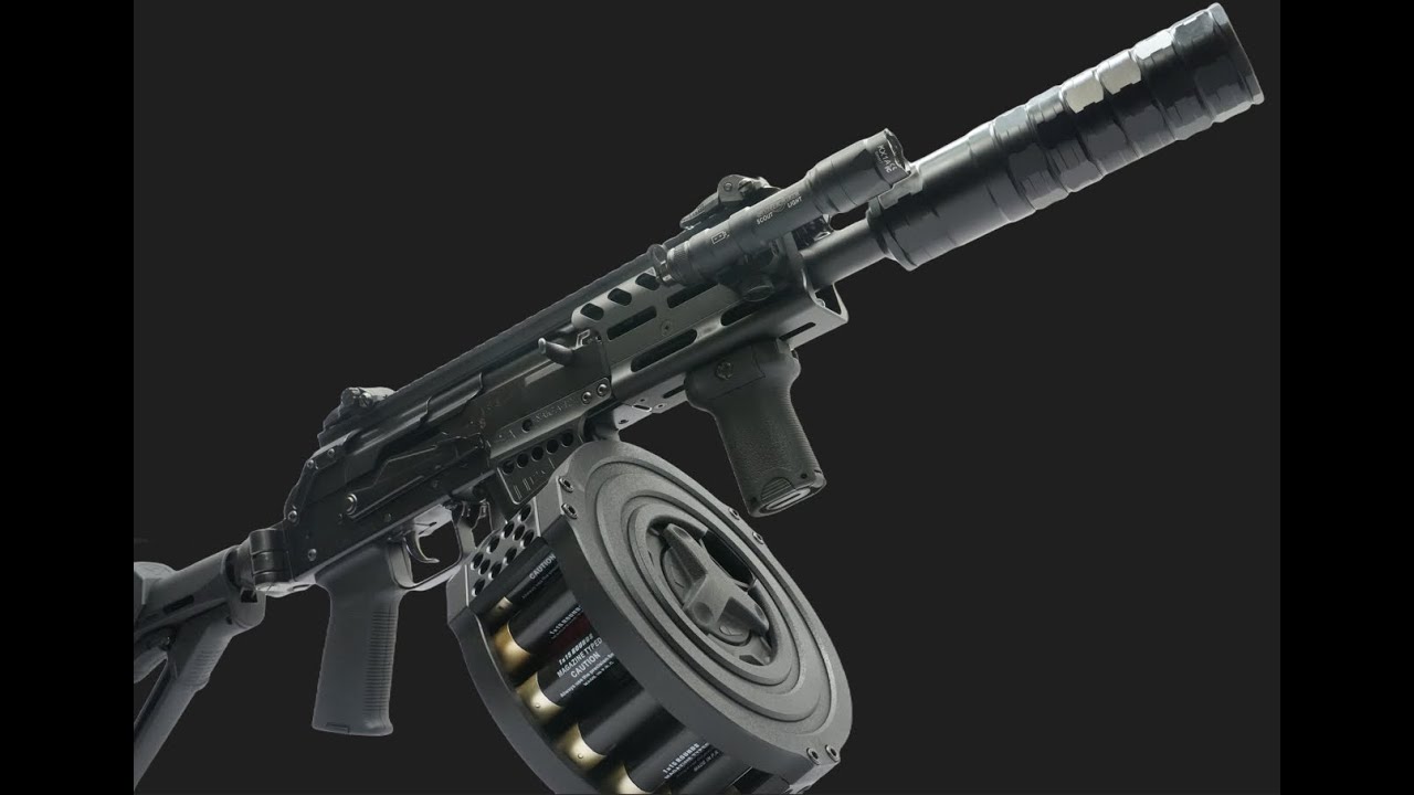 ITP Airsoft マルイ/サイガ12K ドラムマガジンキット-FDE/Cerakote