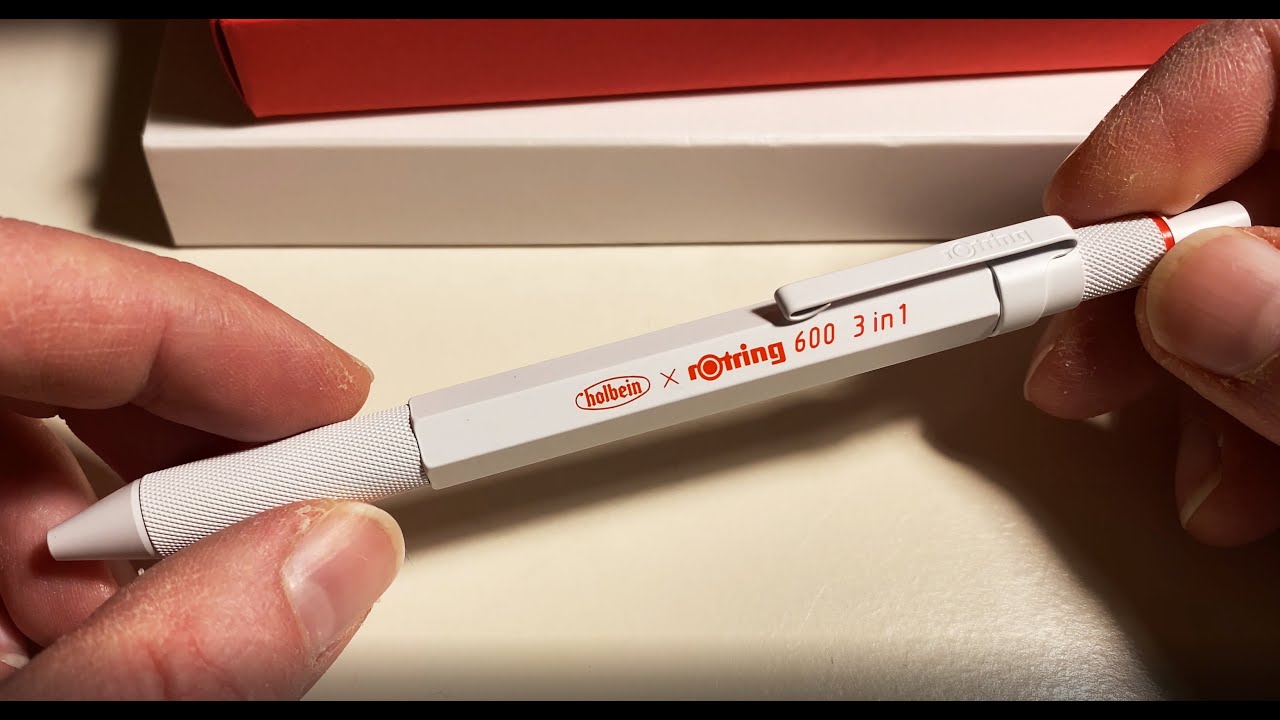 The Holbein x Rotring 600 3 in 1 120th anniversary special edition