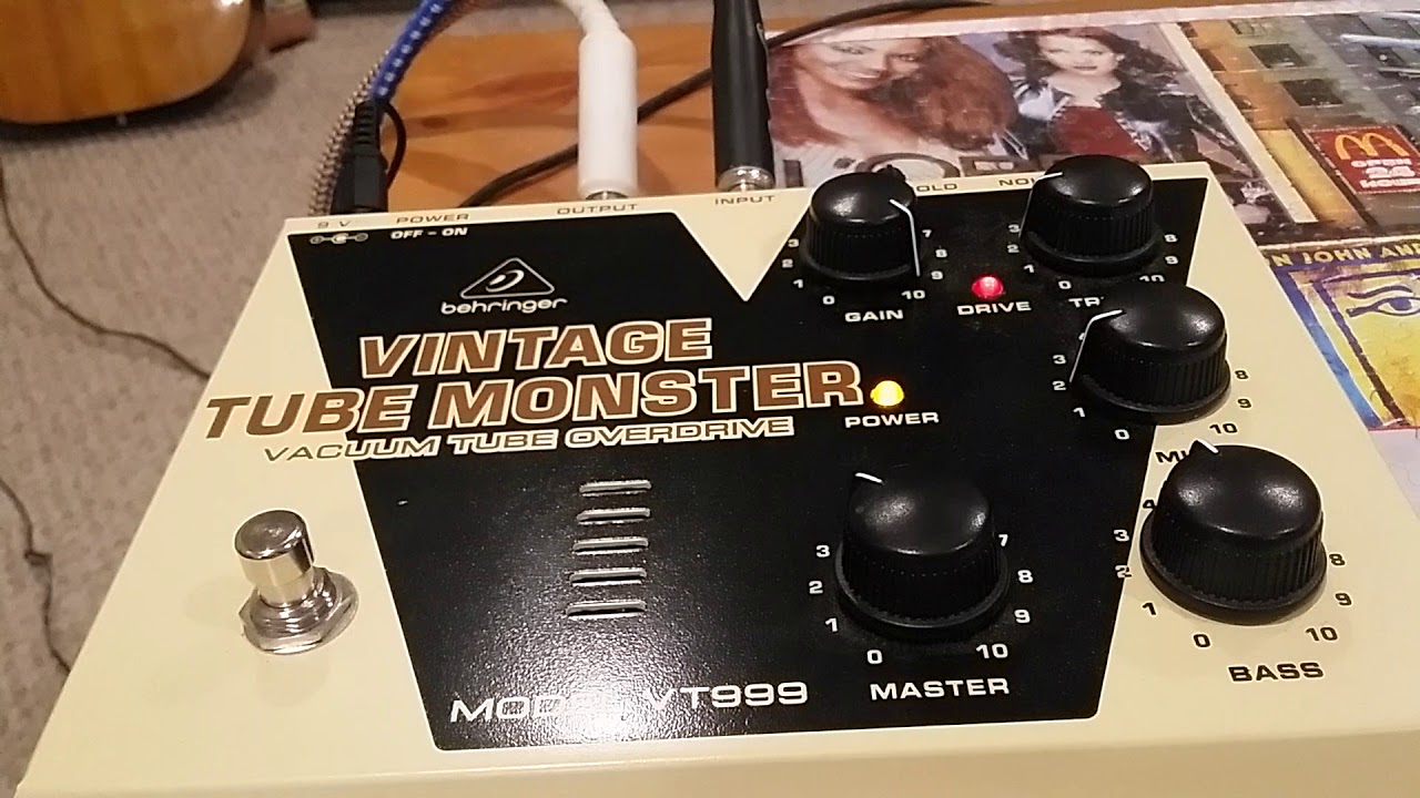 Behringer vintage tube monster - YouTube