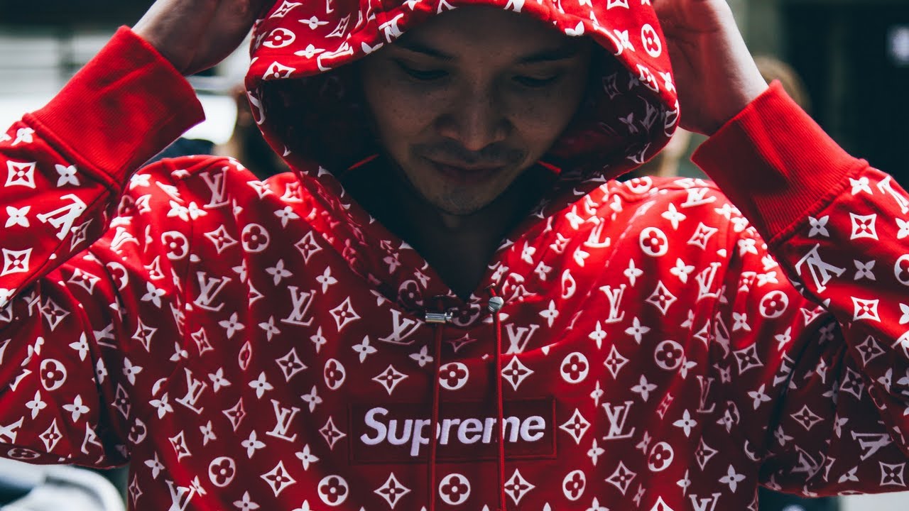Supreme x Louis Vuitton First Look At The Drop In London - YouTube