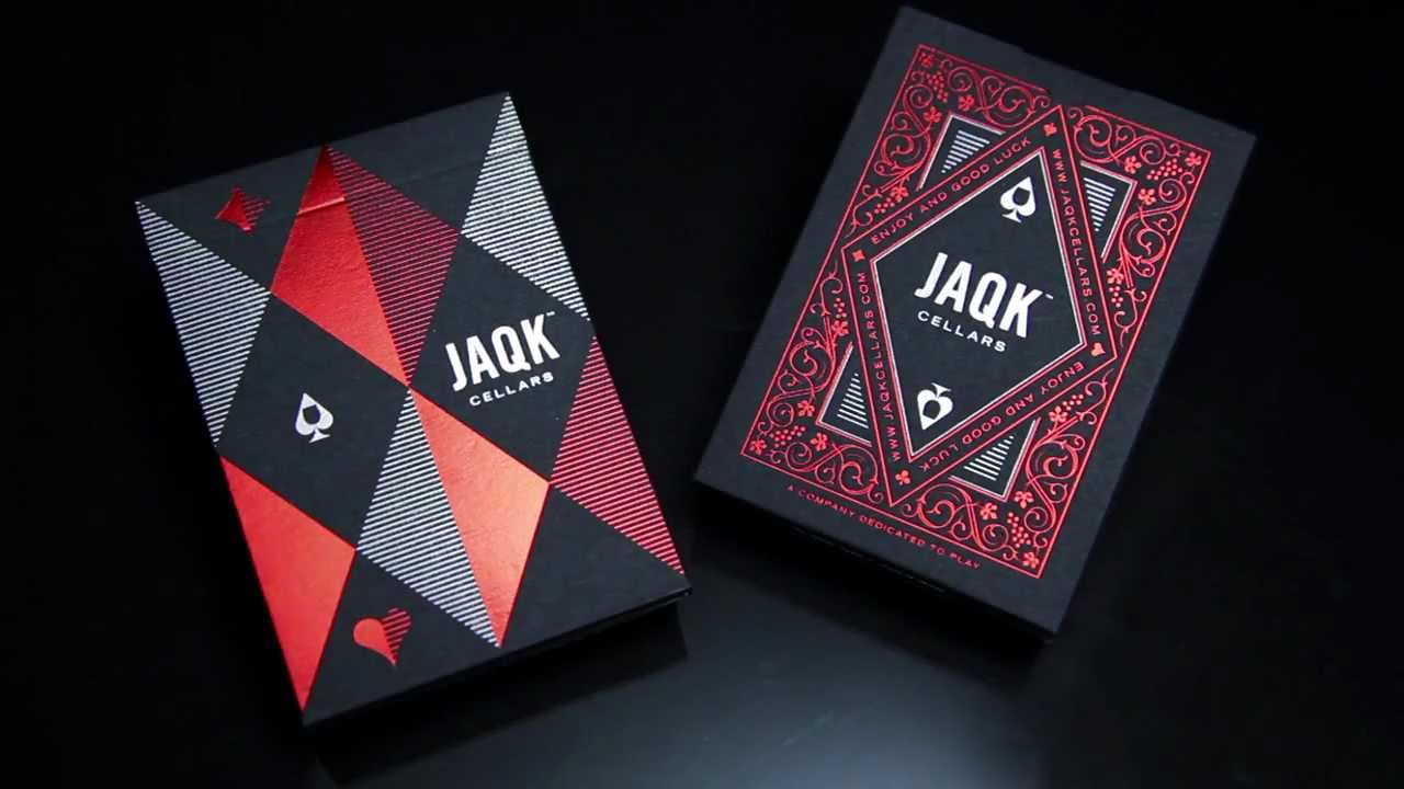 JAQK Cellars Playing Cards [red edition] :: theory11 - YouTube