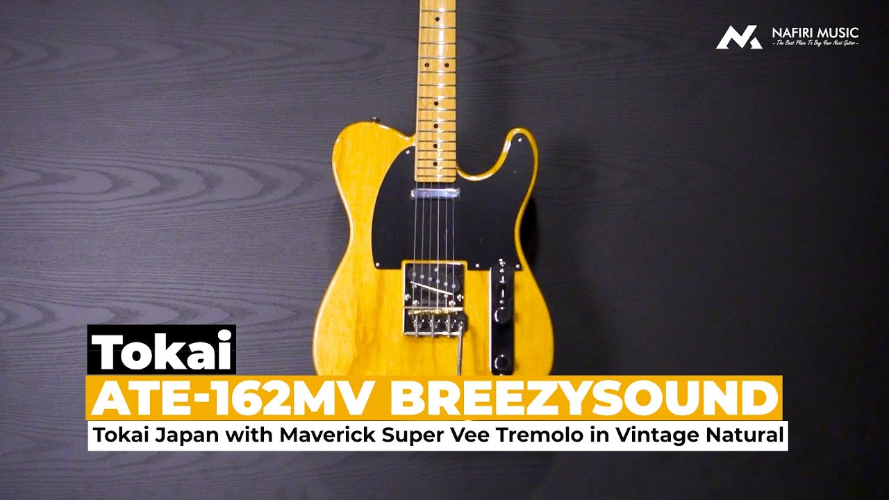 Tokai ATE 162MV Breezysound Japan in Vintage Natural - YouTube