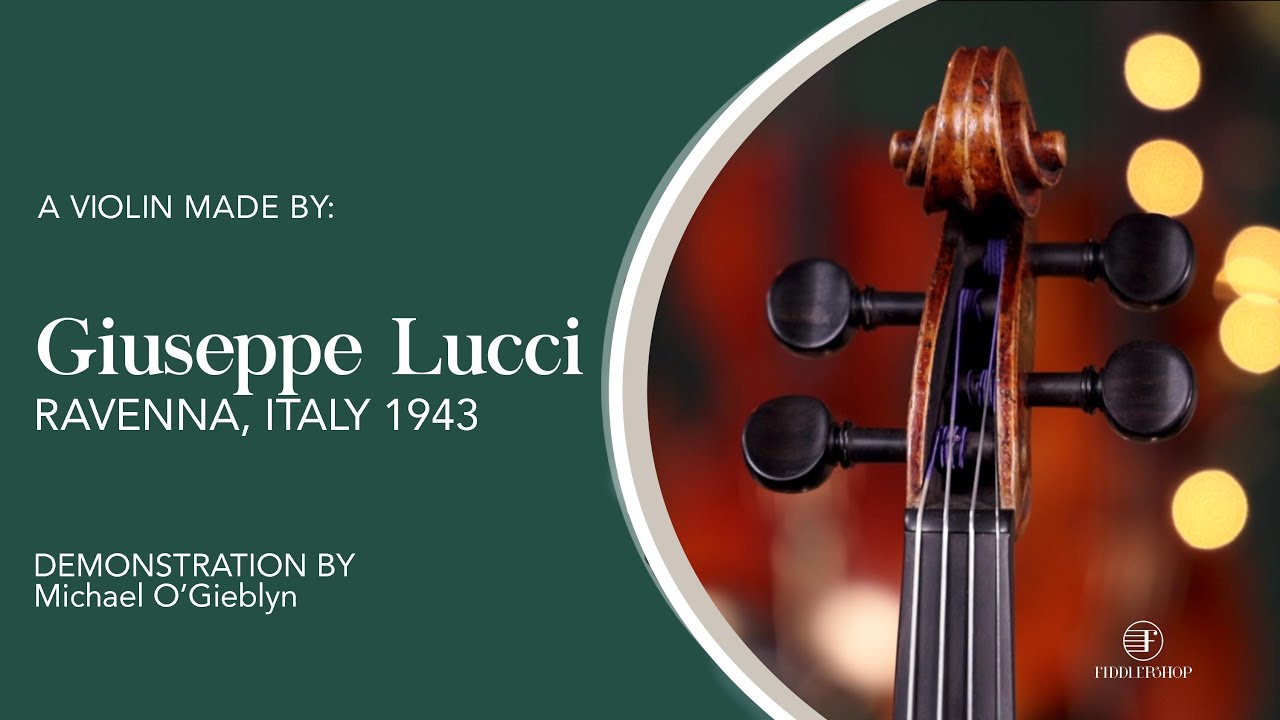 Giuseppe Lucci, Ravenna Italy, Violin 1943 - YouTube