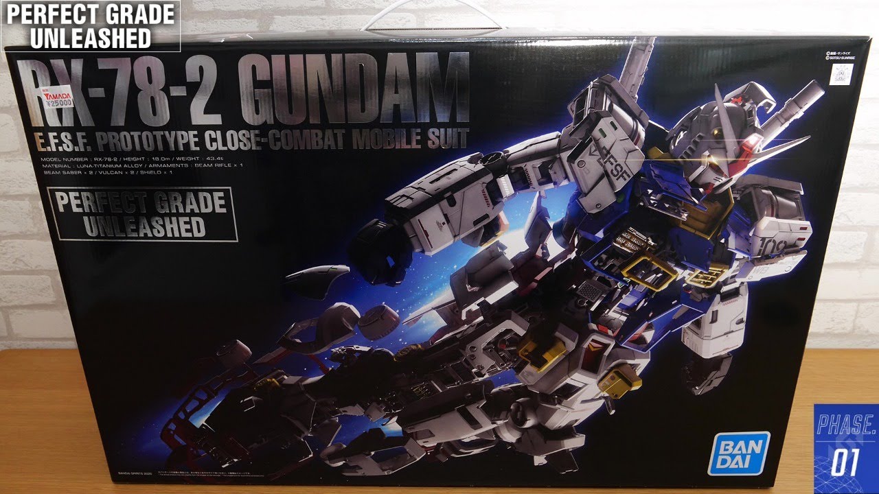 ガンプラ】PG UNLEASHED 1/60 RX-78-2 ガンダム PHASE1 組み立て配信