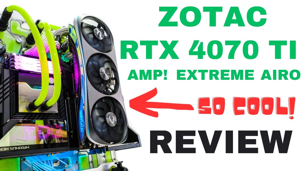 Zotac GeForce RTX 4070 Ti Amp Extreme Airo Review: Master Chief