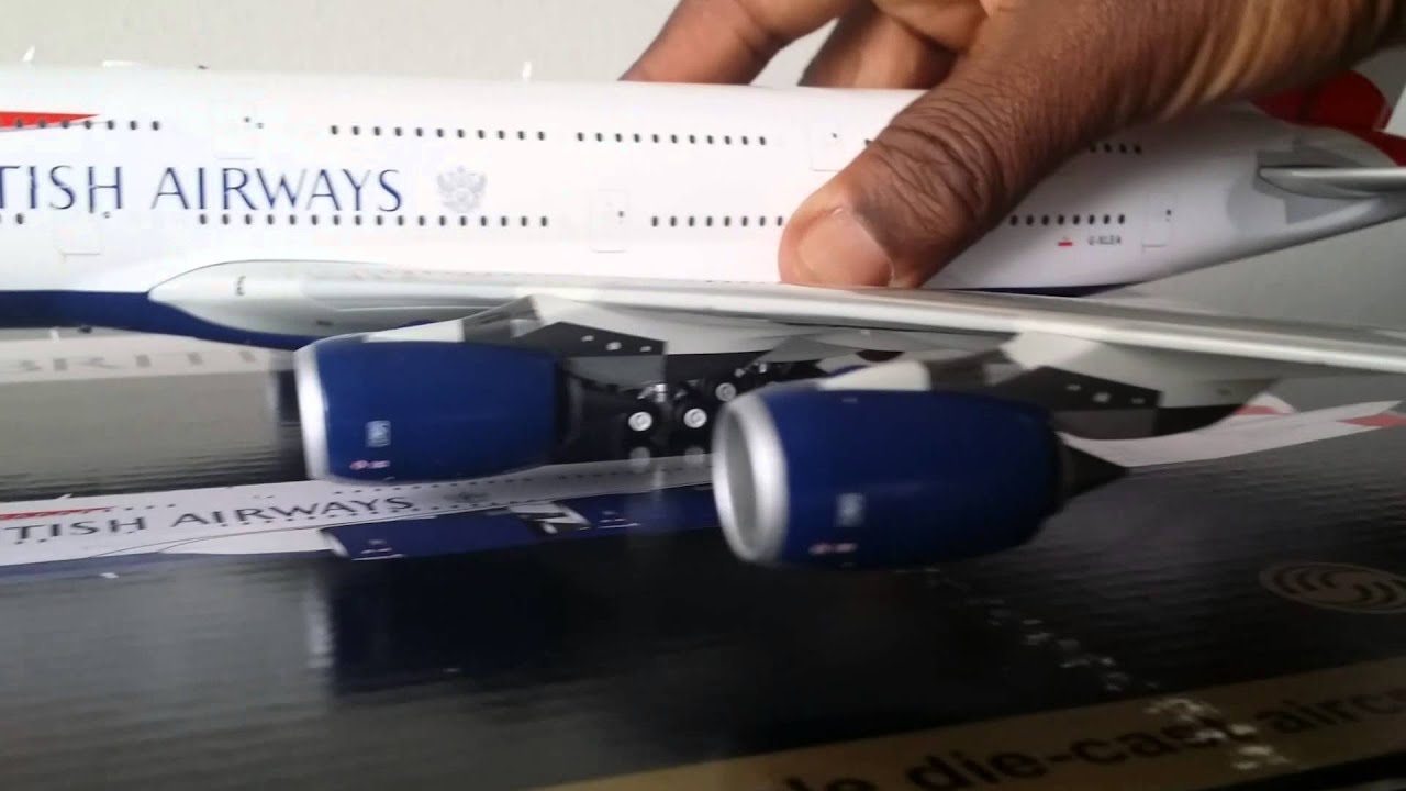 Gemini 200 British Airways A380-800 Review - YouTube