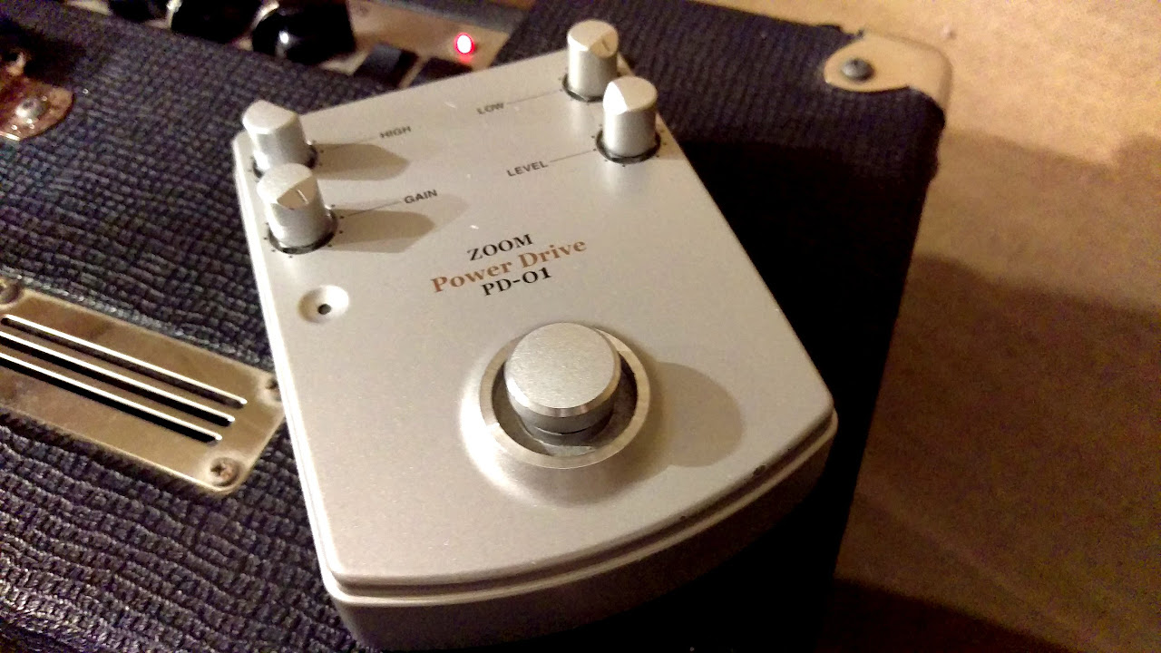 ZOOM Power Drive PD-01 vs KLON Centaur - DEMO 【魔法の箱研究所