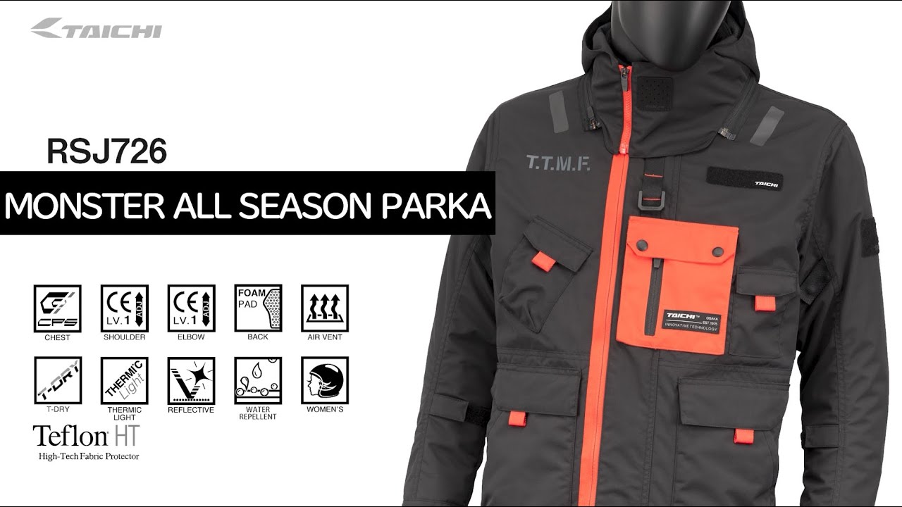 TAICHI】RSJ726 MONSTER ALL SEASON PARKA - YouTube