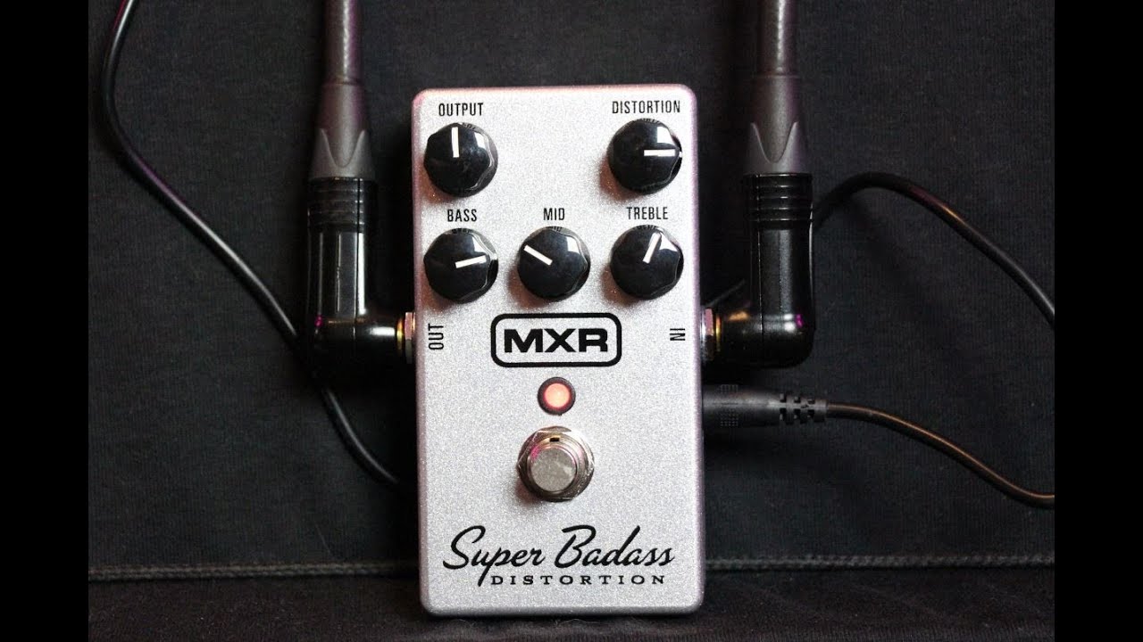MXR Super BadAss Distortion Pedal : Demo & Review : 3P3D2013-DAY15