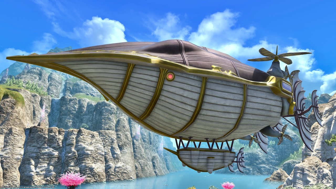 FF6セッツァーの飛空艇・ゴールドソーサー4人乗りマウント『ブラック