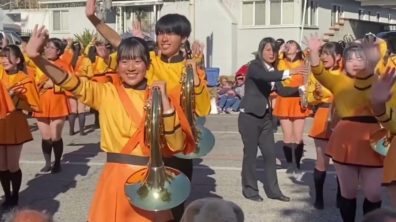 sing✖️3ローズパレード2025京都橘高校吹奏楽部（現地の方提供）⑤