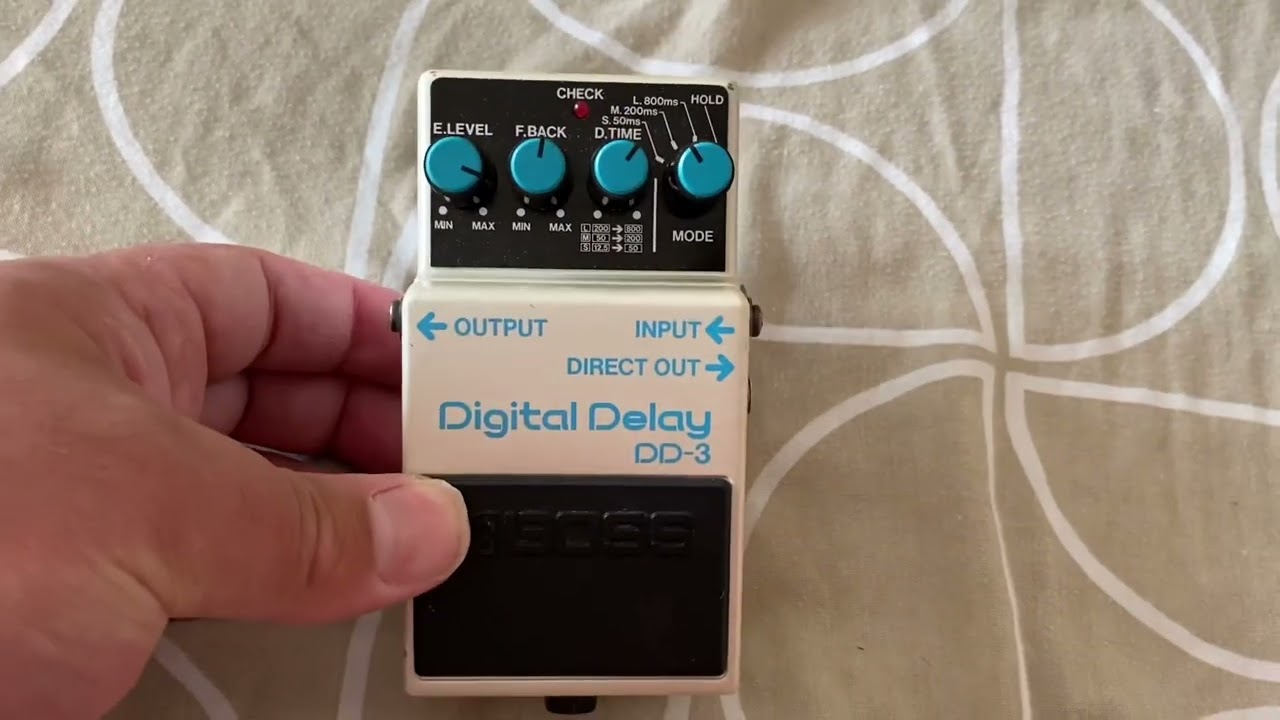 BOSS DD-3 デジタルディレイ 1987年製？ BOSS デジタルディレイ DD-3
