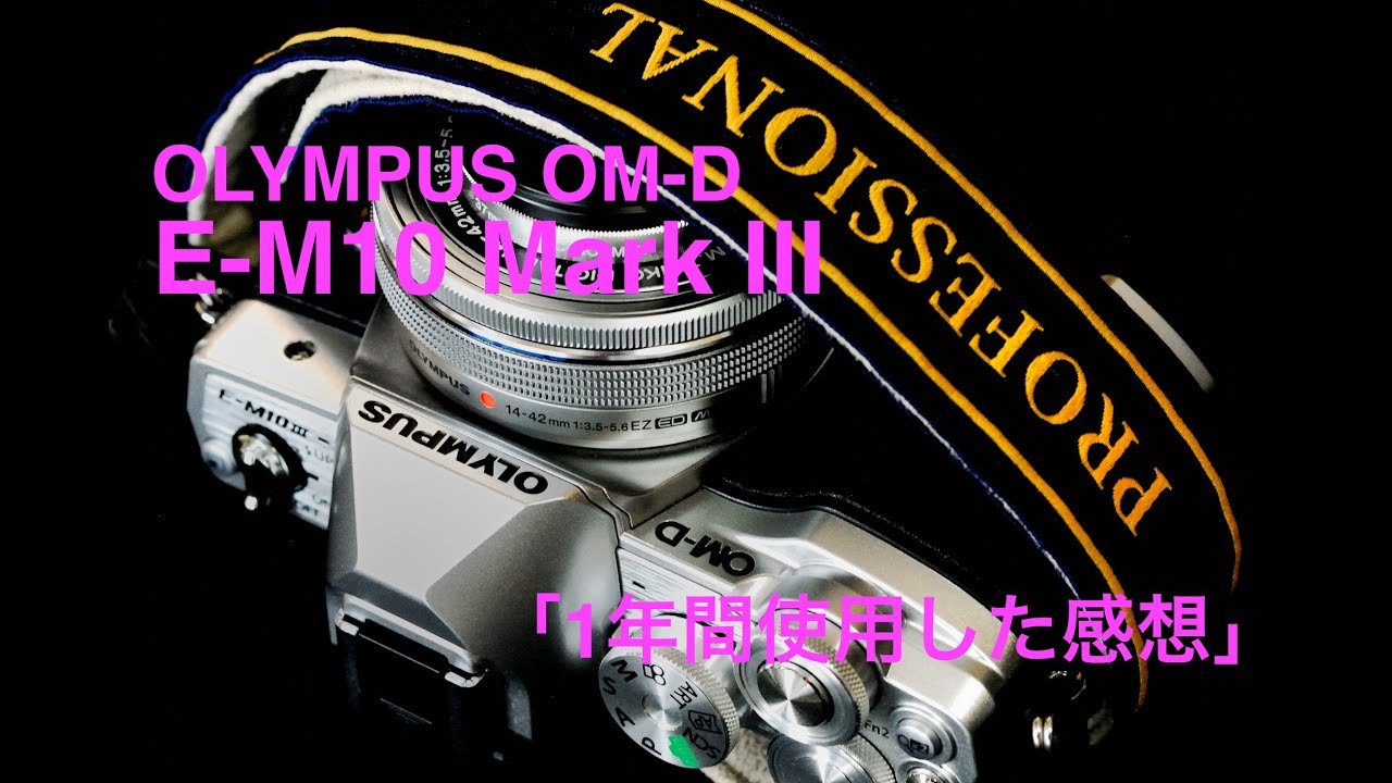 写真家 泉 悟朗 OLYMPUS OM-D E-M10 Mark IIIを1年間使用した感想