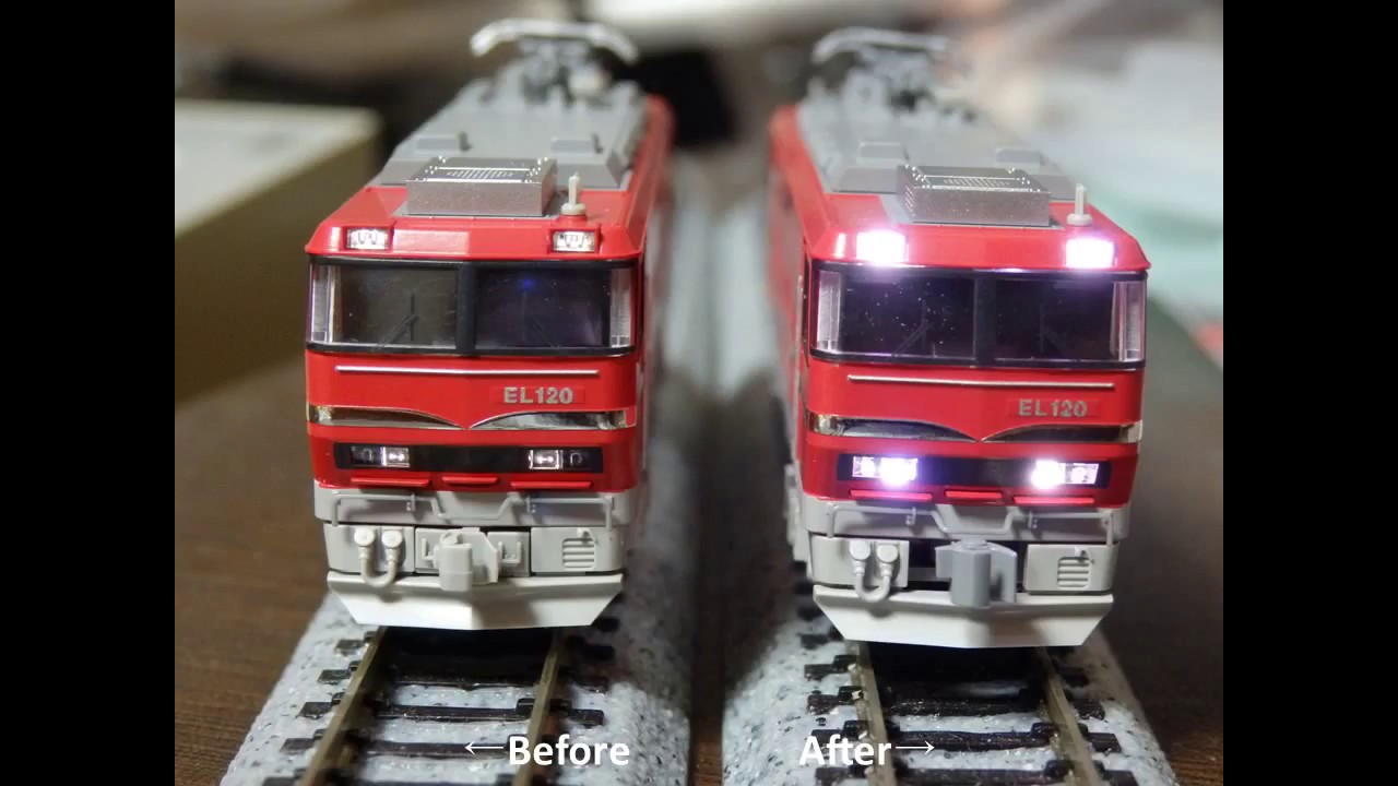 Nゲージ】GreenMax 名鉄EL120 導入Set UP & 小加工。 - YouTube