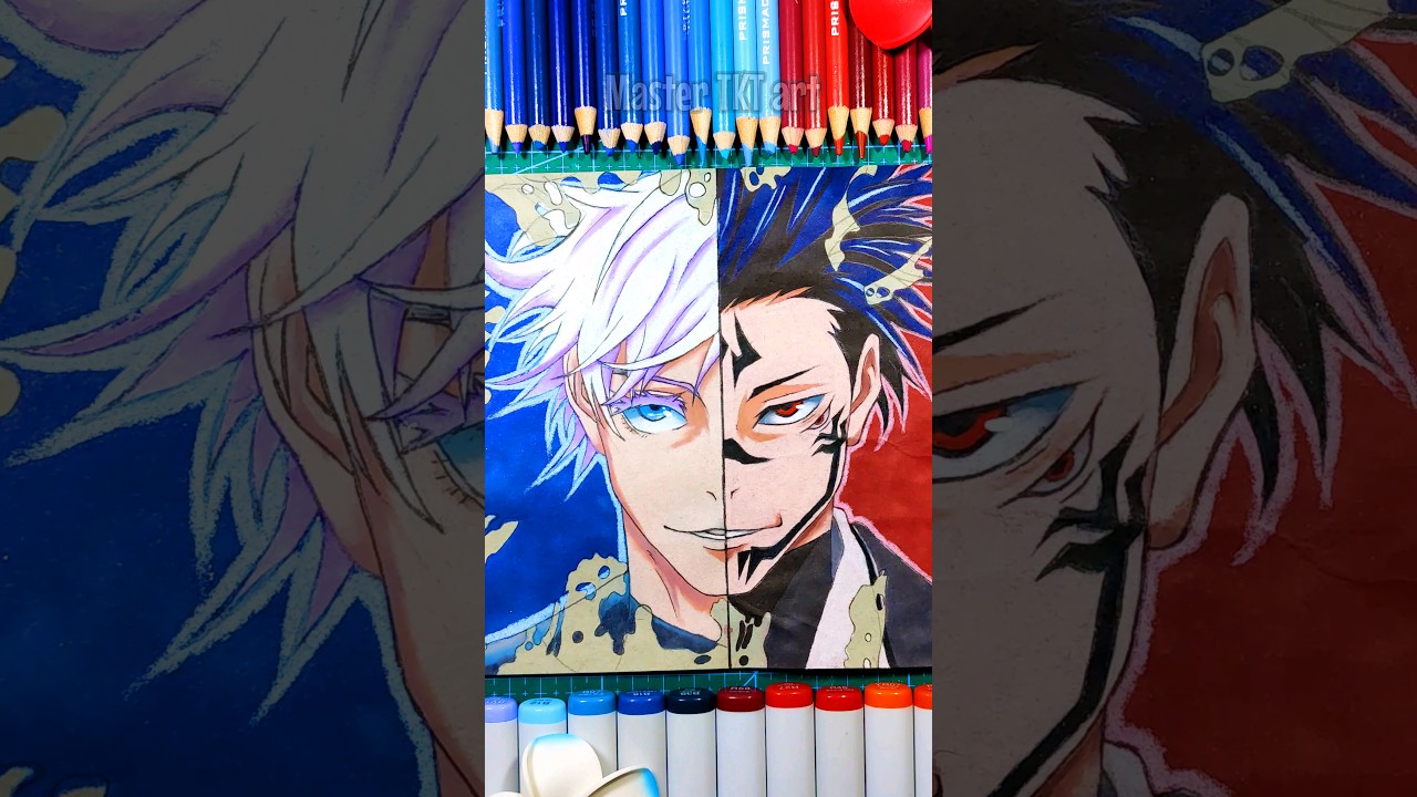 オ*ず様 呪術廻戦 額装高精細デジタルカラー 五条VS宿儺 デジタル版