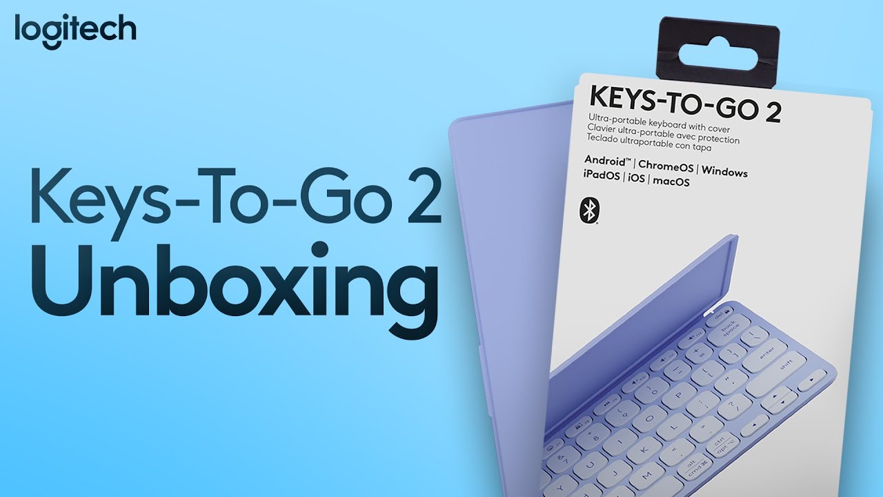 Logitech KEYS-TO-GO 2 Unboxing and Setup - YouTube