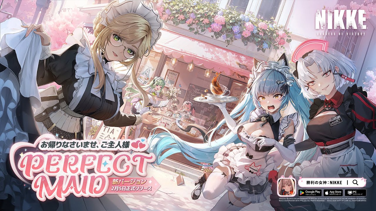 NIKKE」，SSRニケ「プリバティ：アンカインド・メイド」と「エード」が