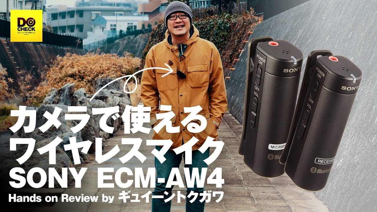 ソニー ワイヤレスマイクホン ECM-AW4 ECM-CS3 中古 ソニー ワイヤレス