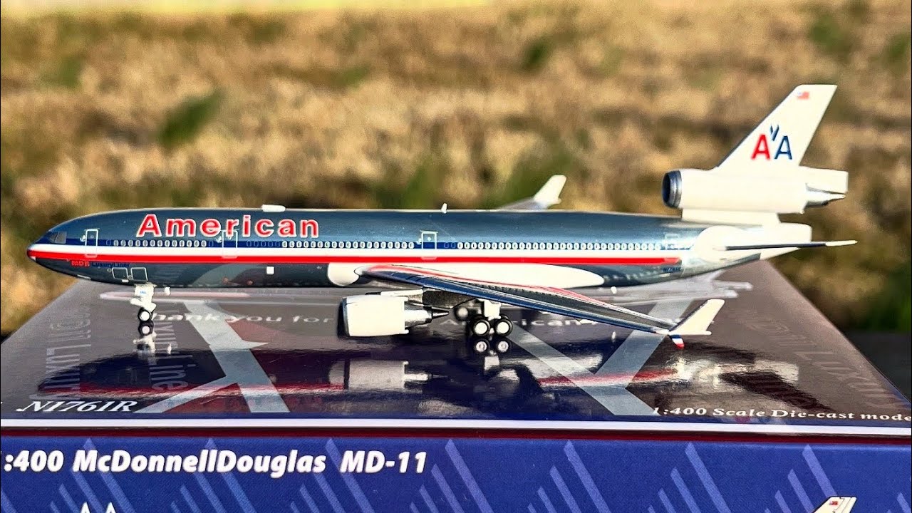 Panda Models American Airlines Mcdonnel Douglas MD-11 1/400 Scale