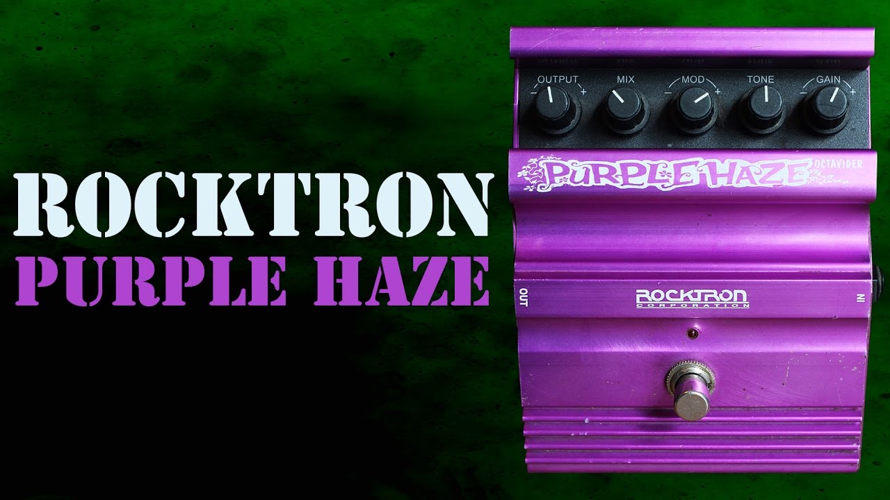 Rocktron Purple Haze Octavider Pedal Demo - YouTube