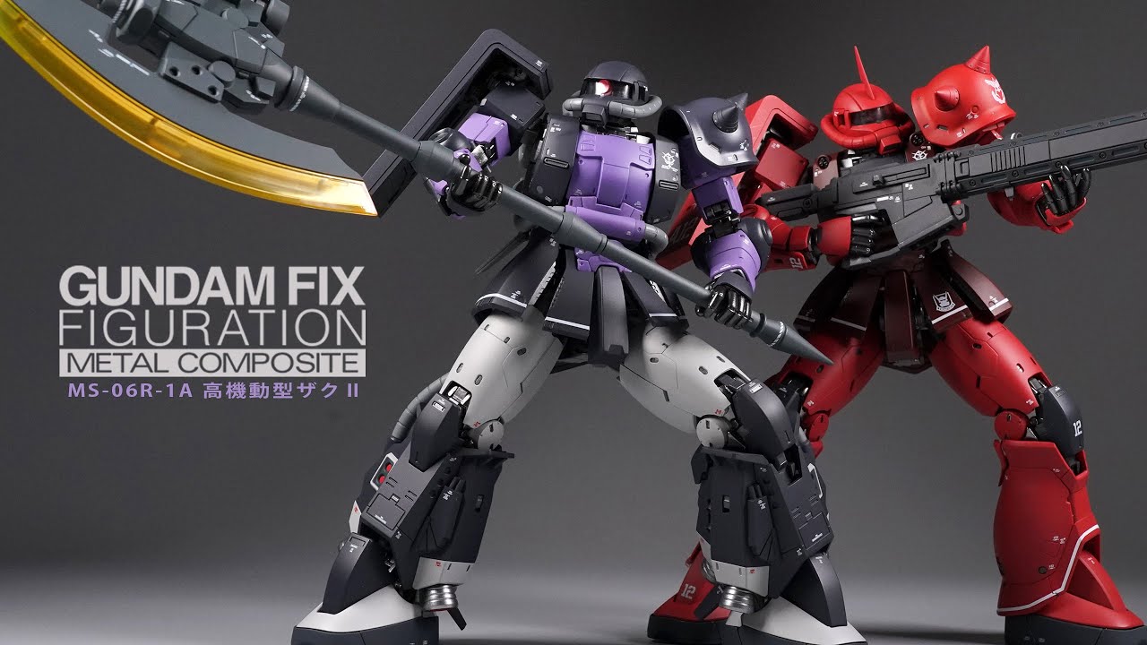 靚爆開箱] G.F.F.M.C. 黑色三連星MS-06R-1A 高機動型渣古Ⅱ (づ￣ 3