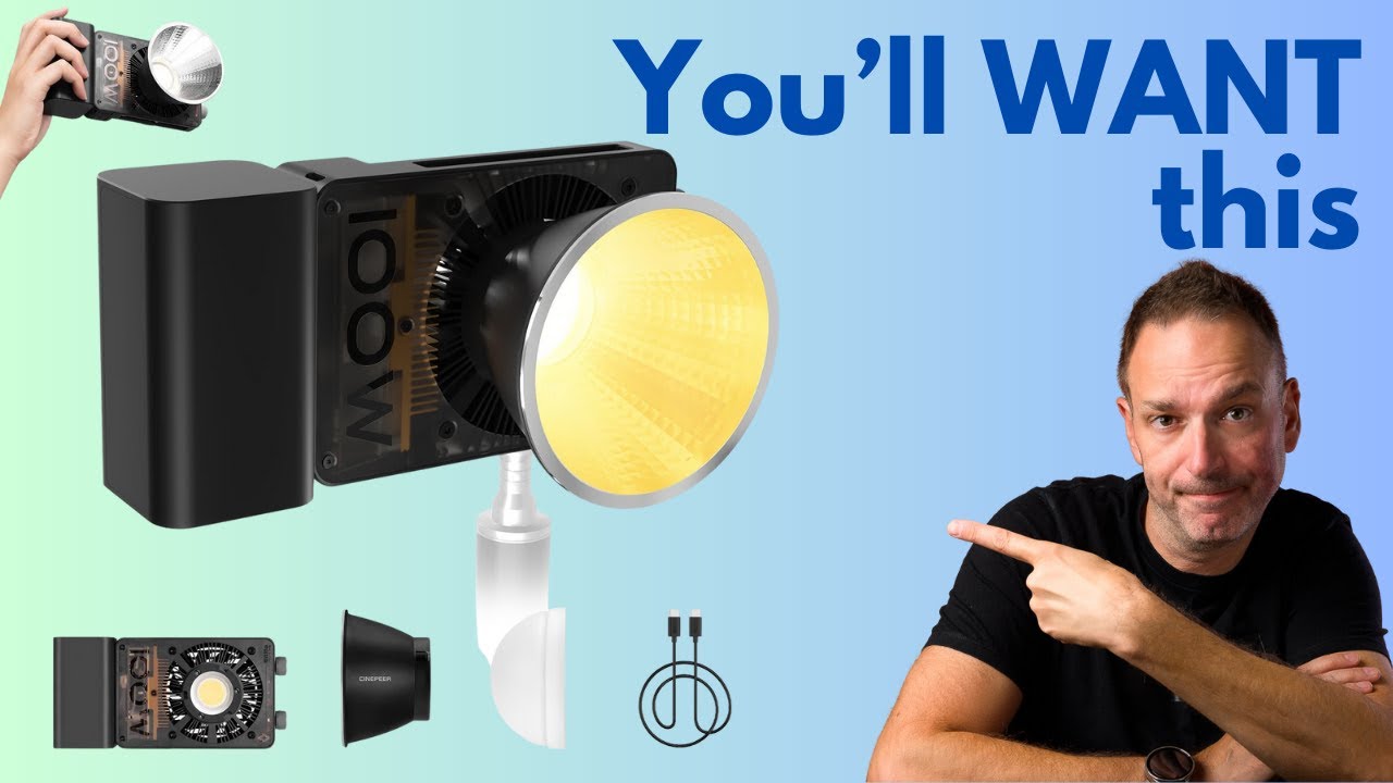 REVIEW: ZHIYUN Cinepeer CX100 Light - 100W Pocket Light that