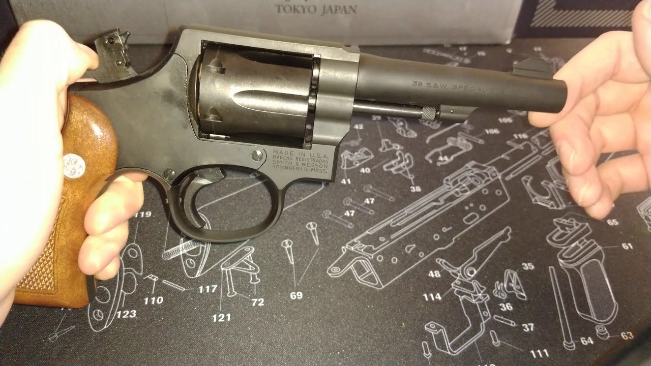 Airsoft Tanaka Works Smith & Wesson S&W M10 overview - YouTube