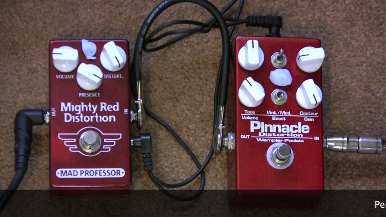 Blind Comparison - Wampler Pinnacle vs Mad Professor Mighty Red