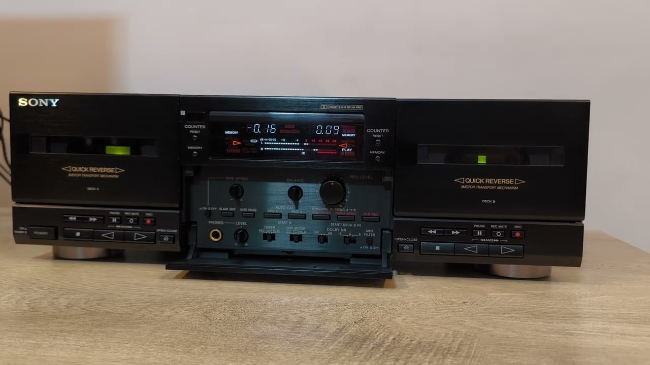 SONY TC-WR835S - YouTube