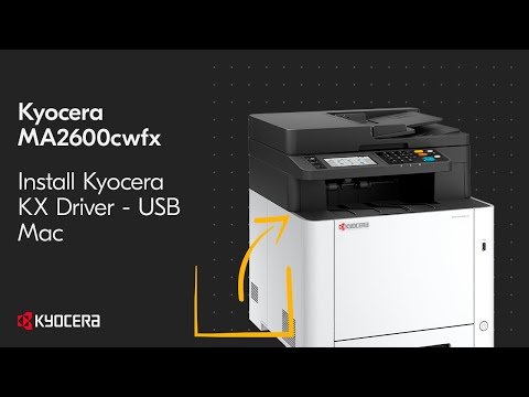 MA2600cwfx Series Mac Printer Driver USB Installation - YouTube