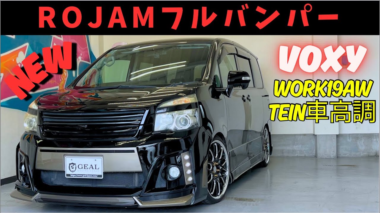 New Stock] A cool car with bumper aero! 70s Voxy ZS ROJAM complete