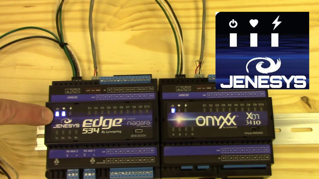 How to Wire Power & Communication Between JENEsys® EdgeTM 534 and
