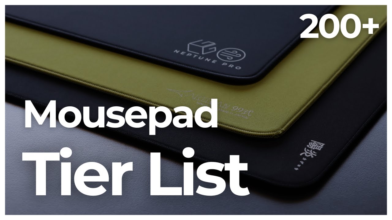 ゲーミングマウスパッド ティアーリスト 2024年7月版 - YouTube