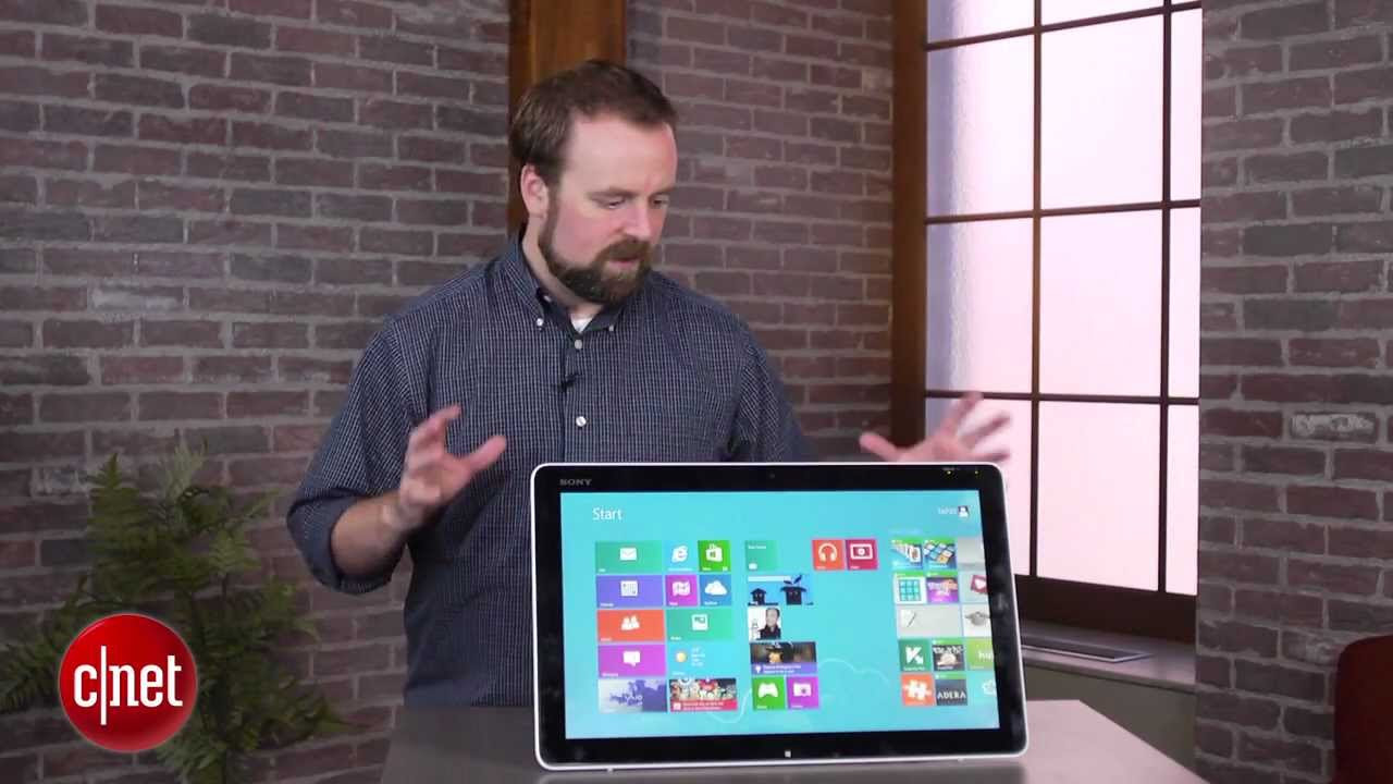 Sony Vaio Tap 20 bridges the desktop-tablet gap - First Look - YouTube