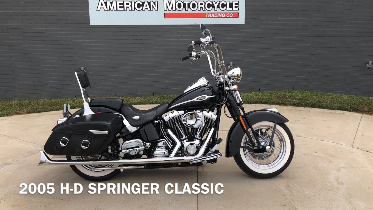 071260 2005 HARLEY-DAVIDSON SOFTAIL SPRINGER CLASSIC - FLSTSCI
