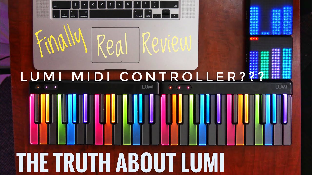 ROLI LUMI Keys as a Midi CONTROLLER?? REAL REVIEW - YouTube