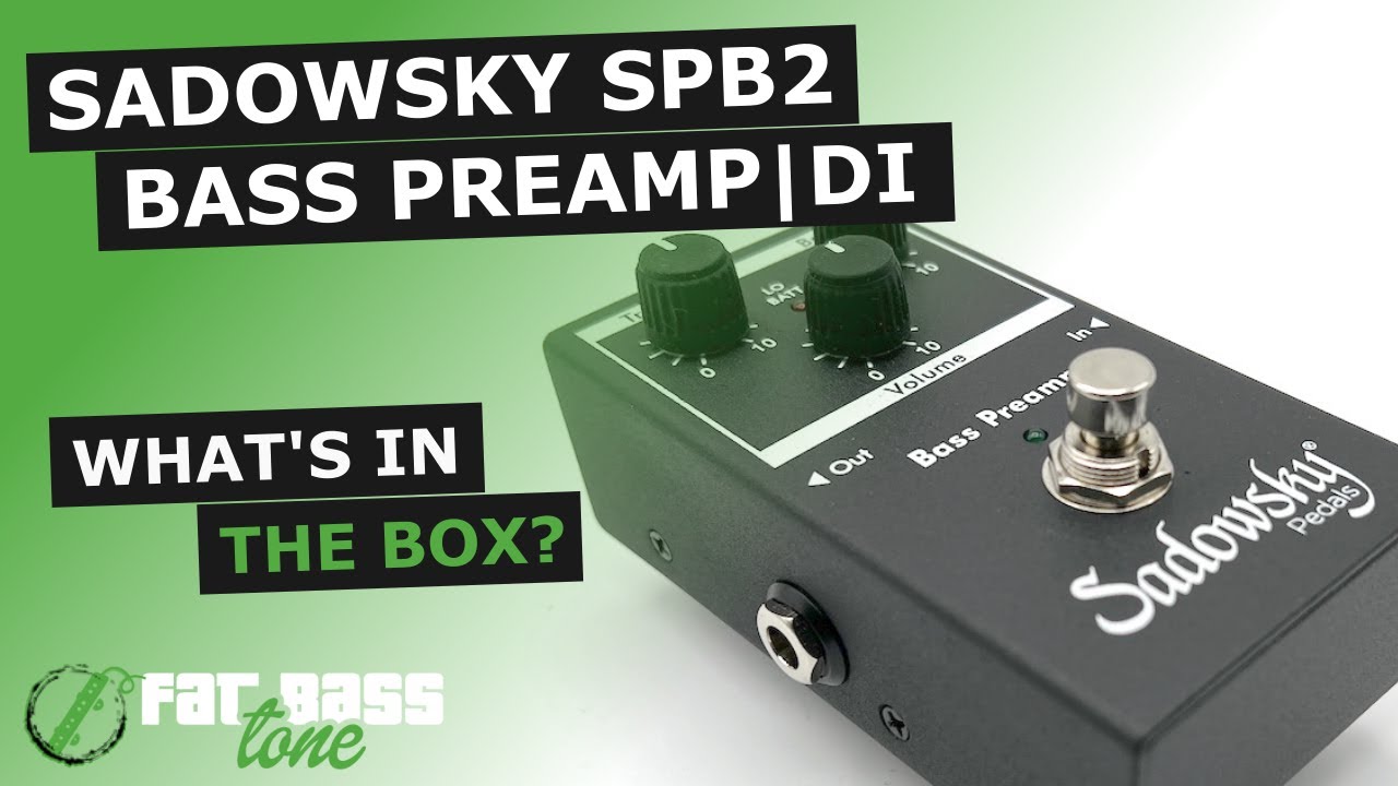 Sadowsky SPB-2 (V2) Bass Preamp: What's In The Box (A Close-Up